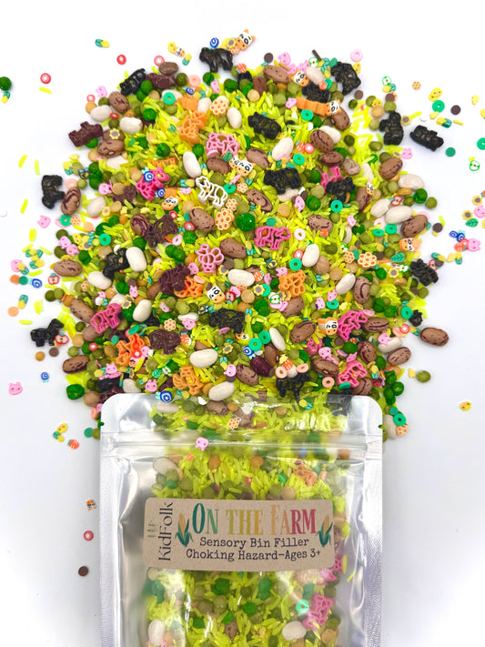 On the Farm Sensory Bin Filler