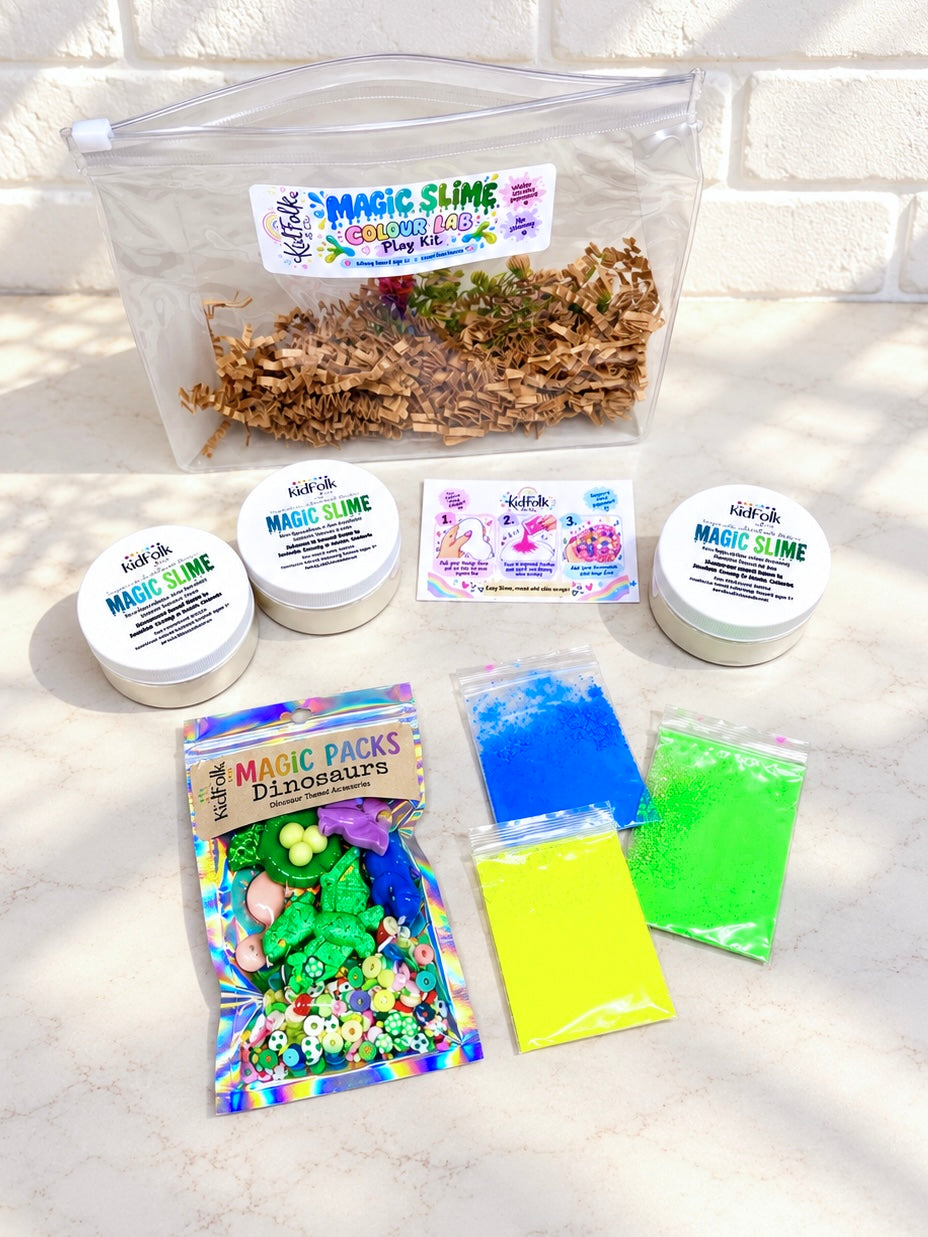 Magic Slime Colour Lab Kit | DIY Colour Mixing Sensory Play Kit for Kids