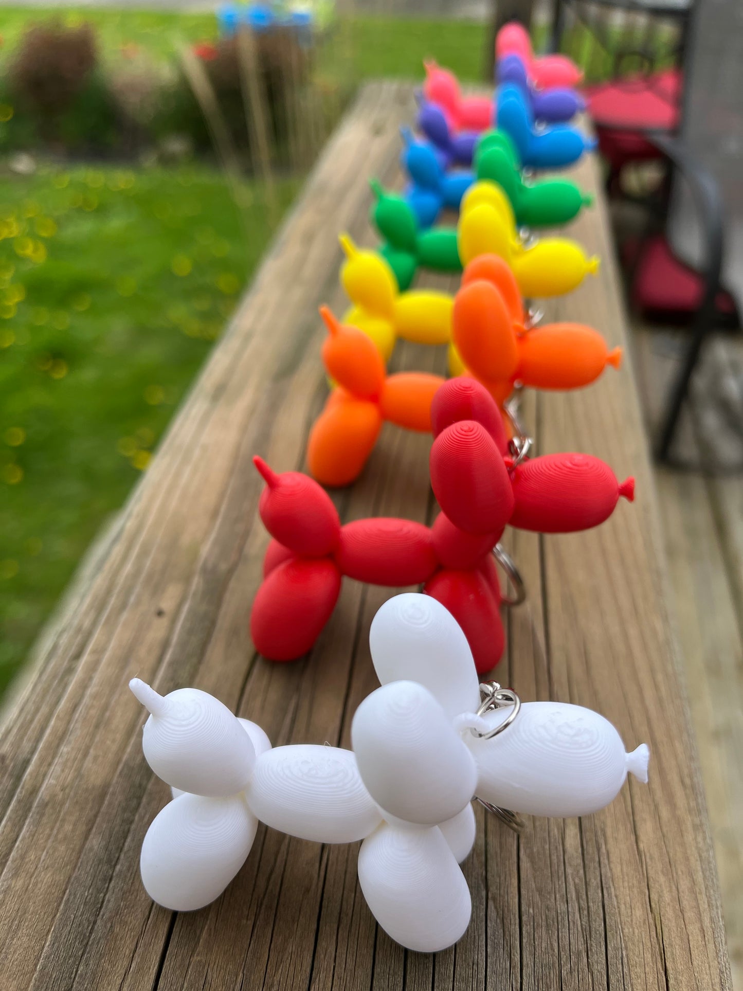 Balloon Dog Key Chain