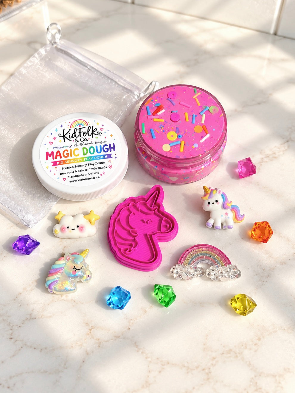 Magic Dough Mini Sensory Play Kits | Stocking Stuffers & Party Favours