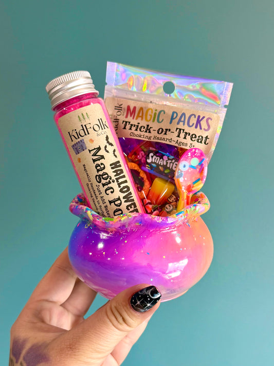 Resin Rainbow Cauldron+Potion Play Kit