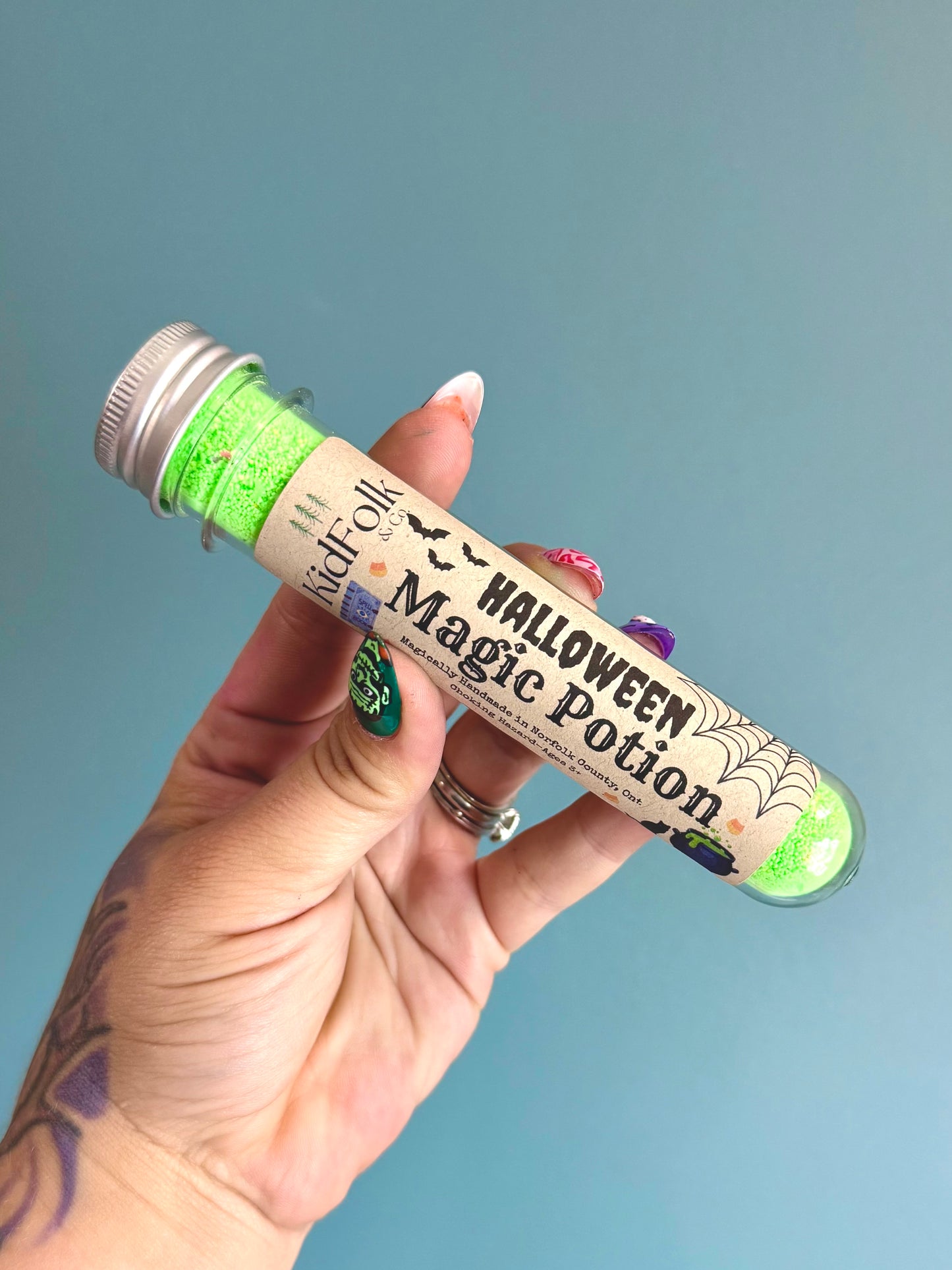 Halloween Magic Potion Vial