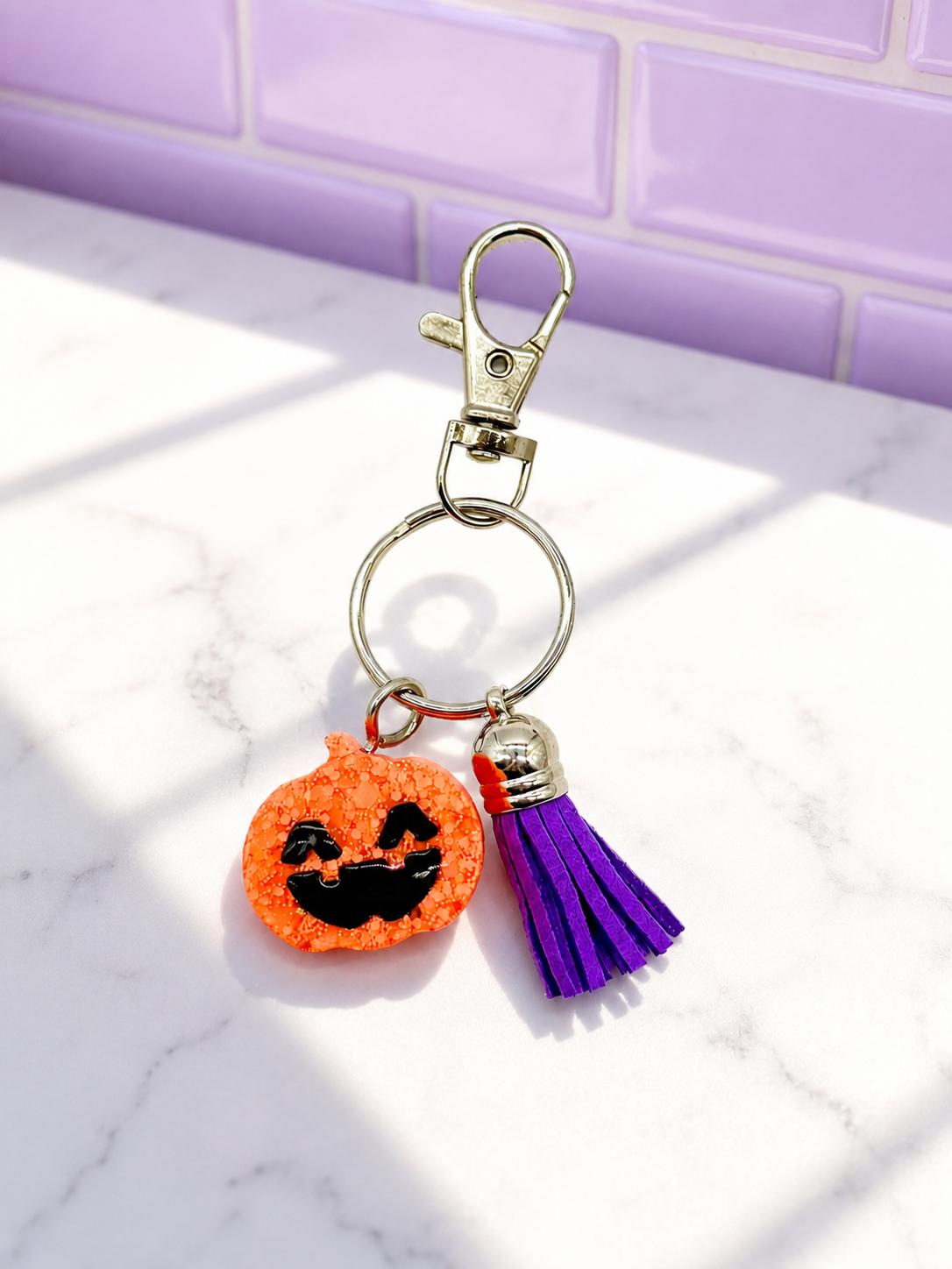 Jack-o-Lantern Keychain