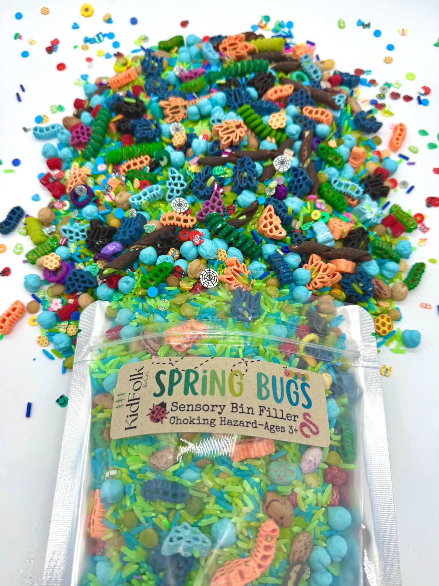 Spring Bugs Sensory Bin Filler