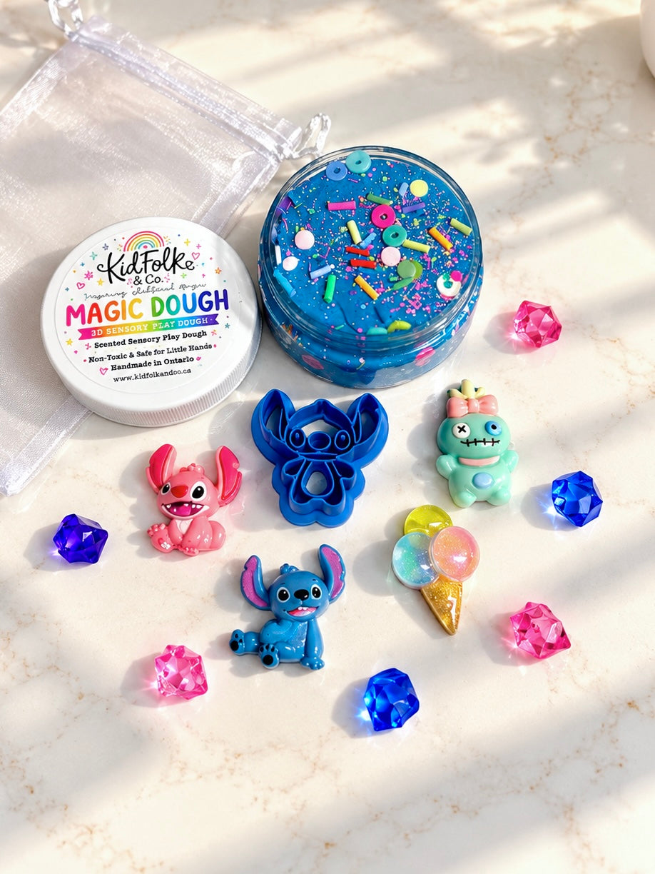 Magic Dough Mini Sensory Play Kits | Stocking Stuffers & Party Favours