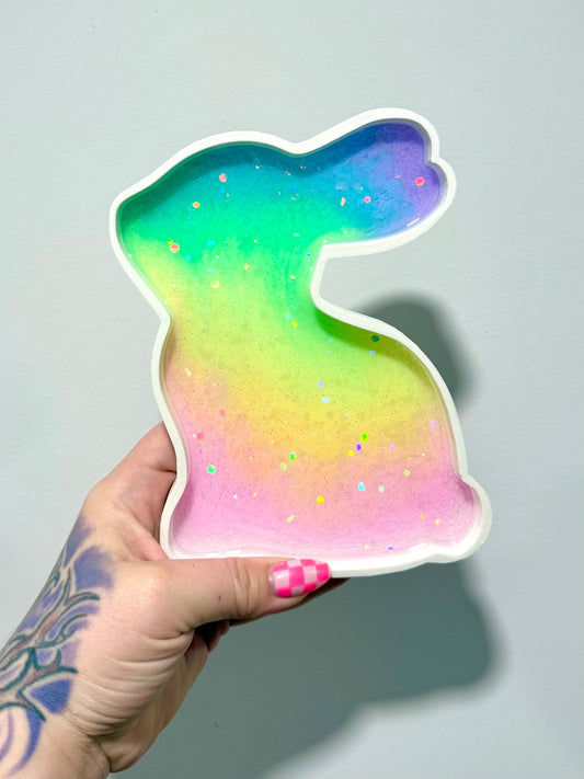 Rainbow Bunny Sensory Tray