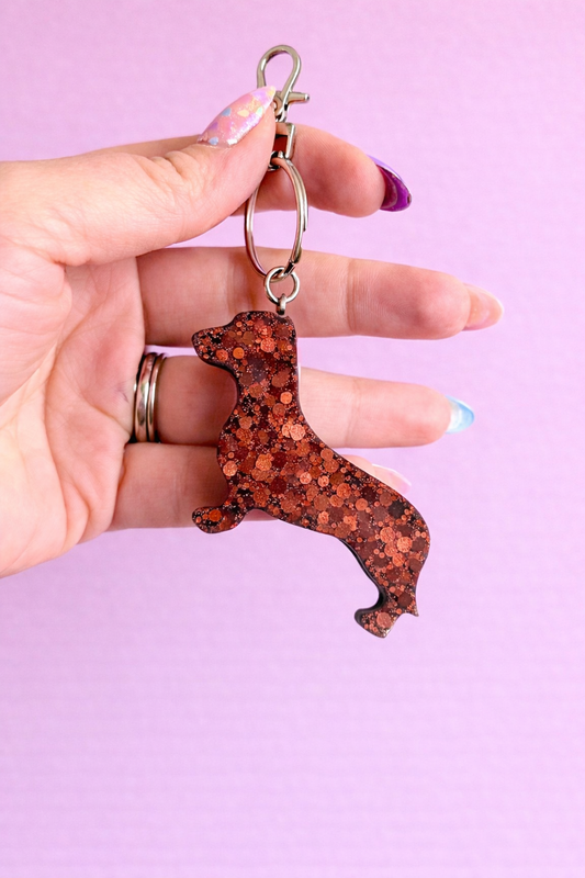 Wiener Dog Keychain