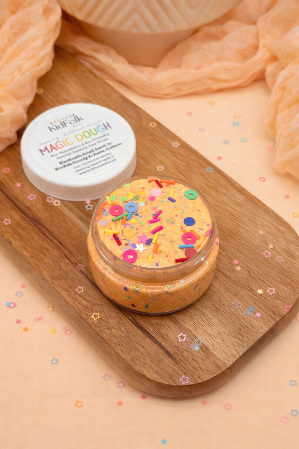 Magic Dough-Pastel Orange