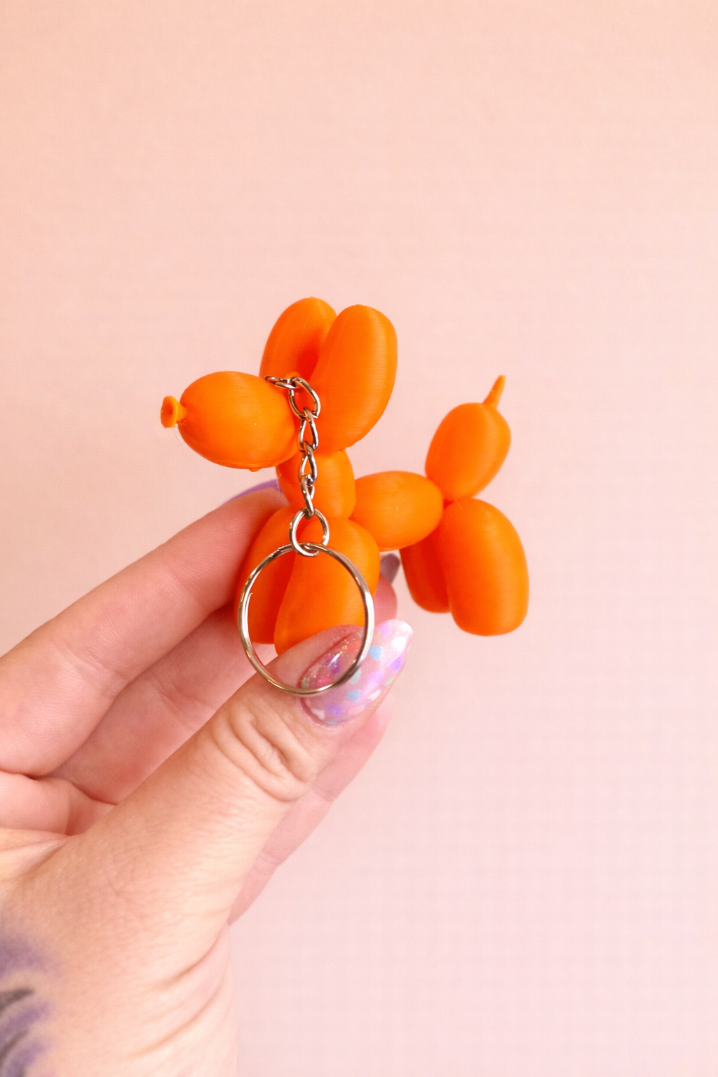 3D Printed Balloon Dog Key Chain