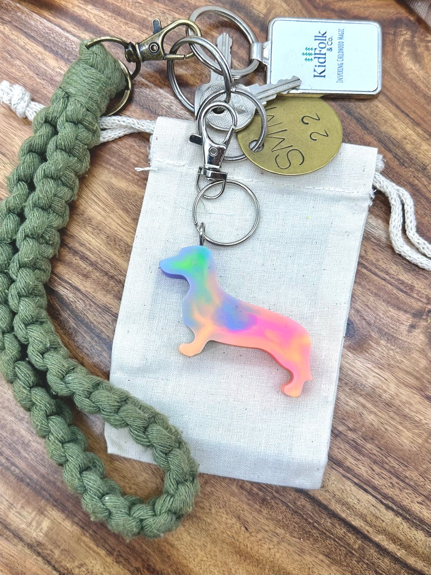 Dachshund Key Chain