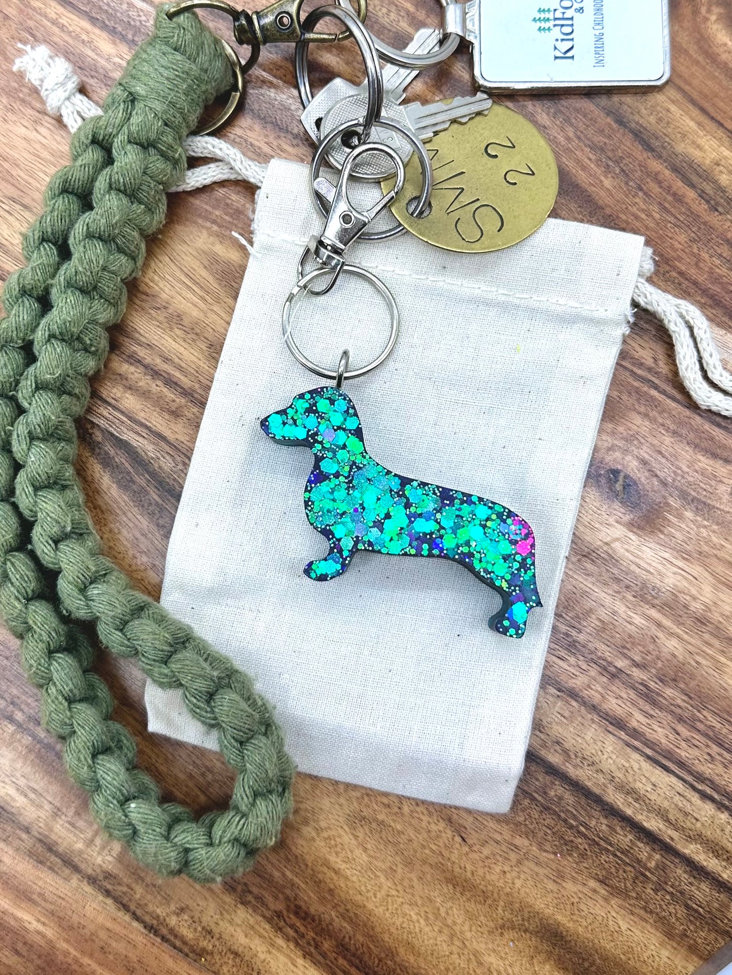 Dachshund Key Chain