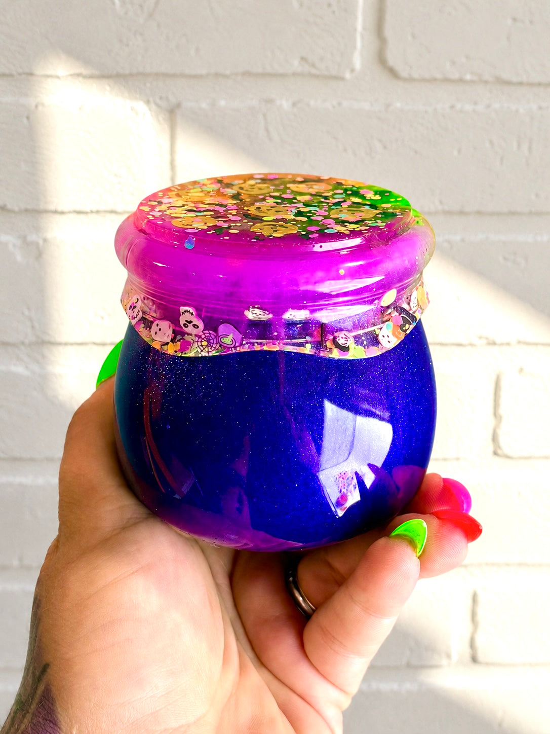 Halloween Jar+Screw on Lid