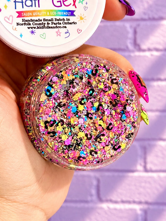 Glittery Hair Gel-Cheetah Girl