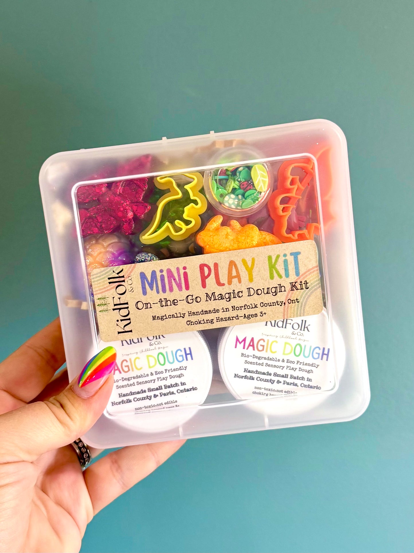 Dinosaur On-The-Go Magic Dough Play Kits