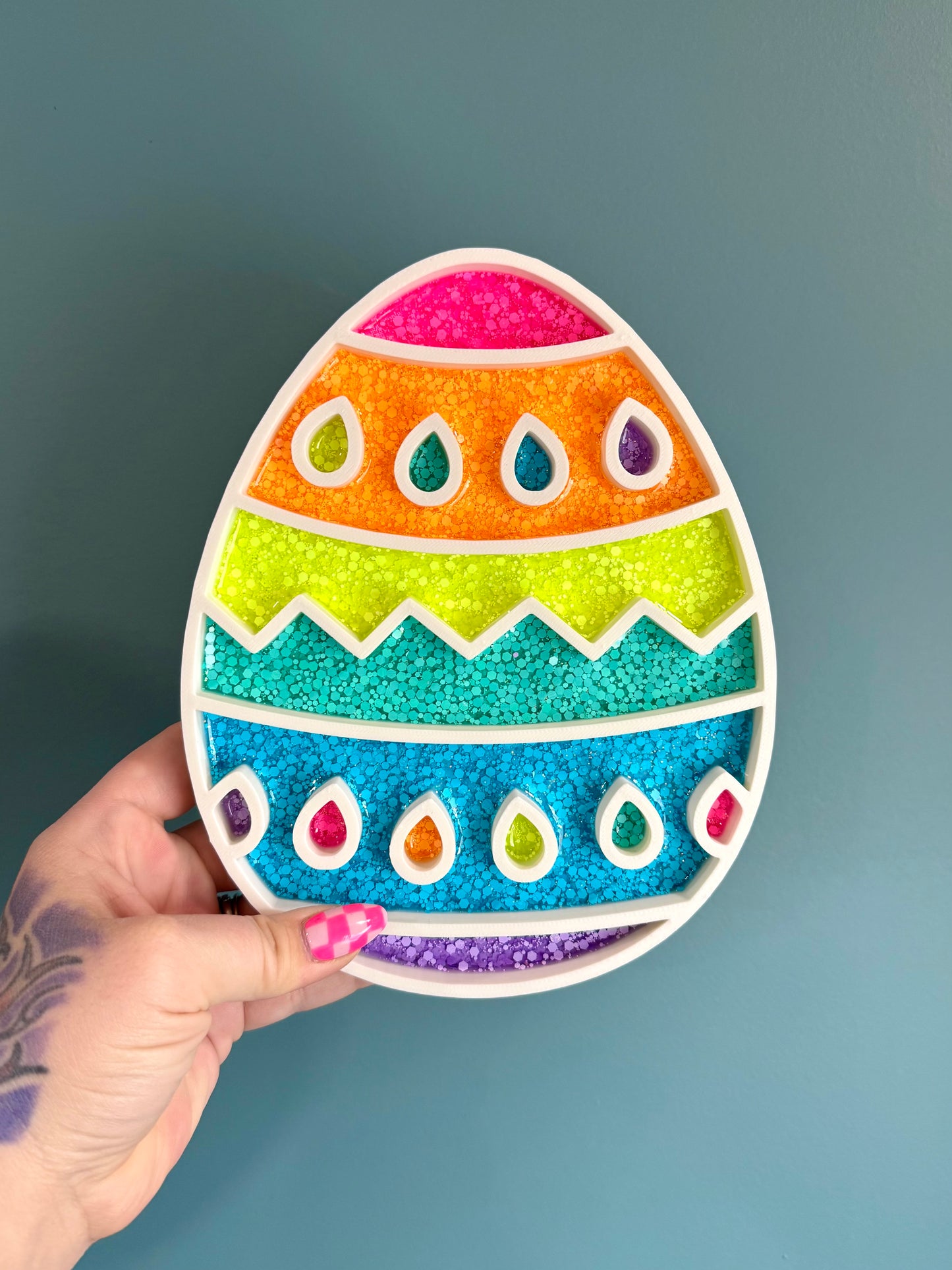 Easter Egg Sensory Tray