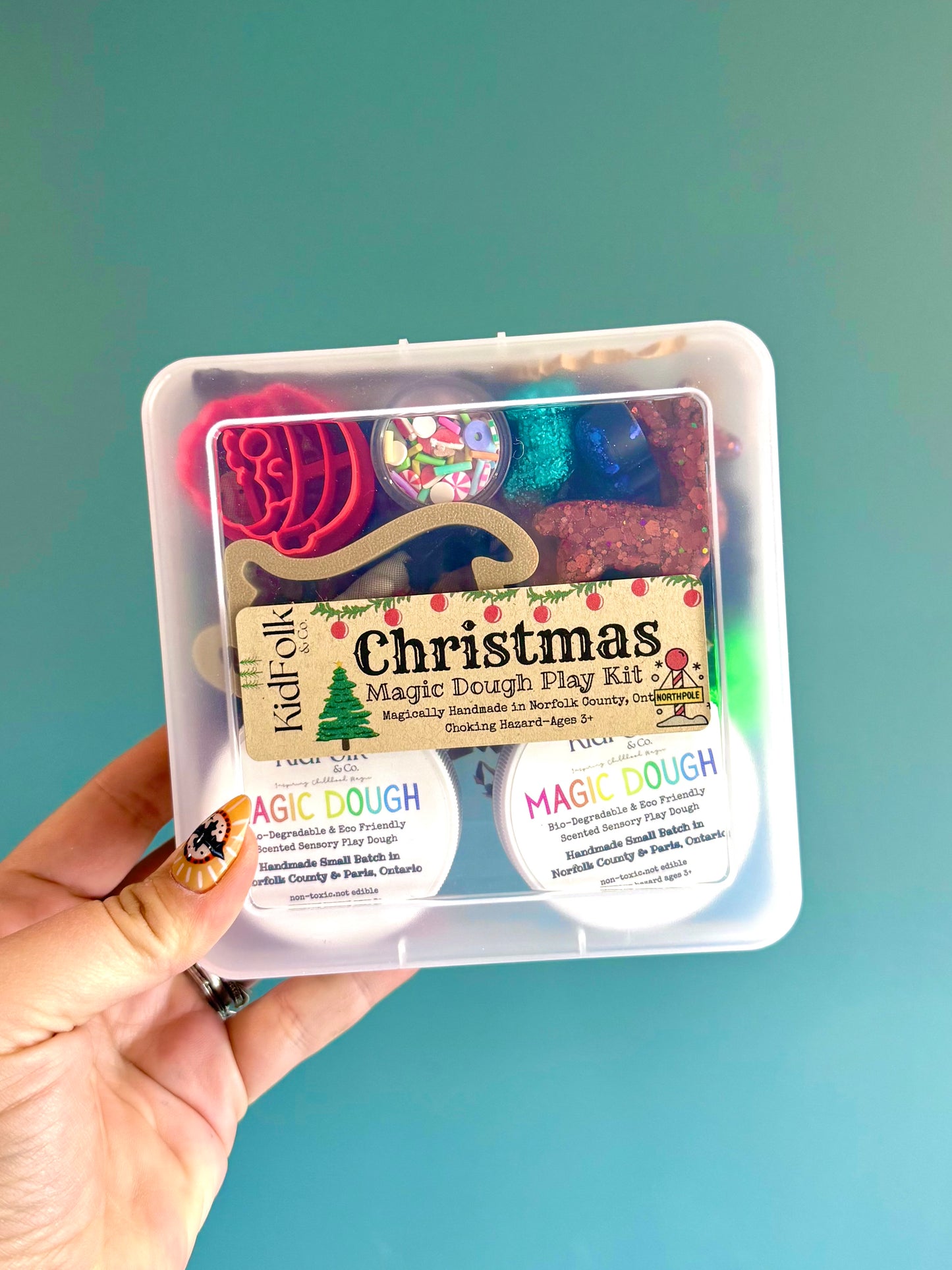 Christmas On-The-Go Magic Dough Play Kit