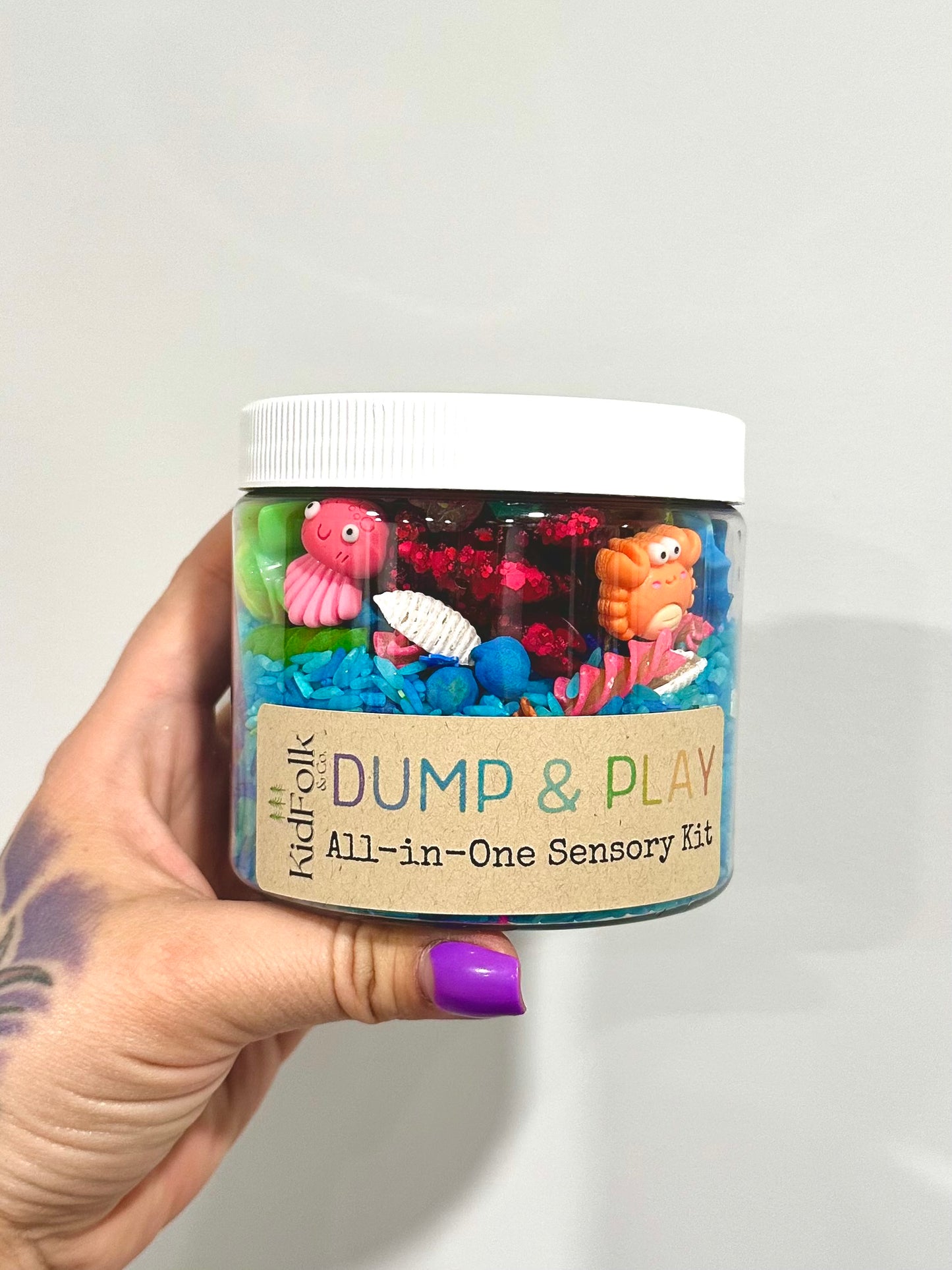 Under the Sea Dump & Play Sensory Kit