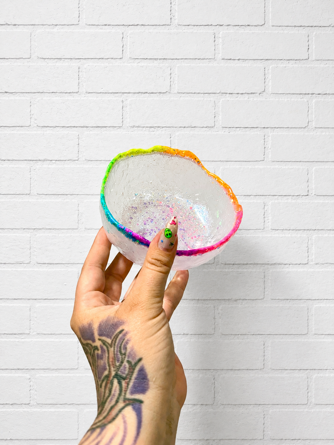Rainbow Rim Bowl