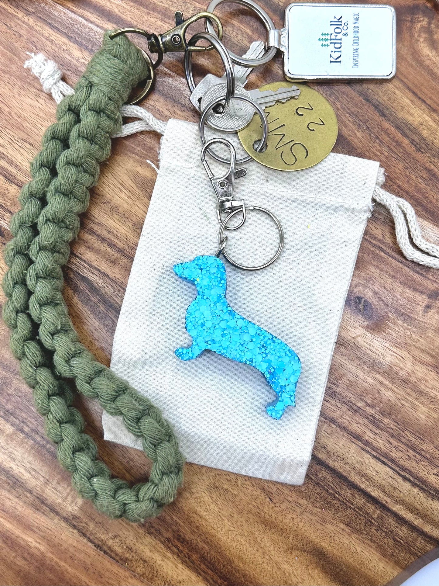 Dachshund Key Chain