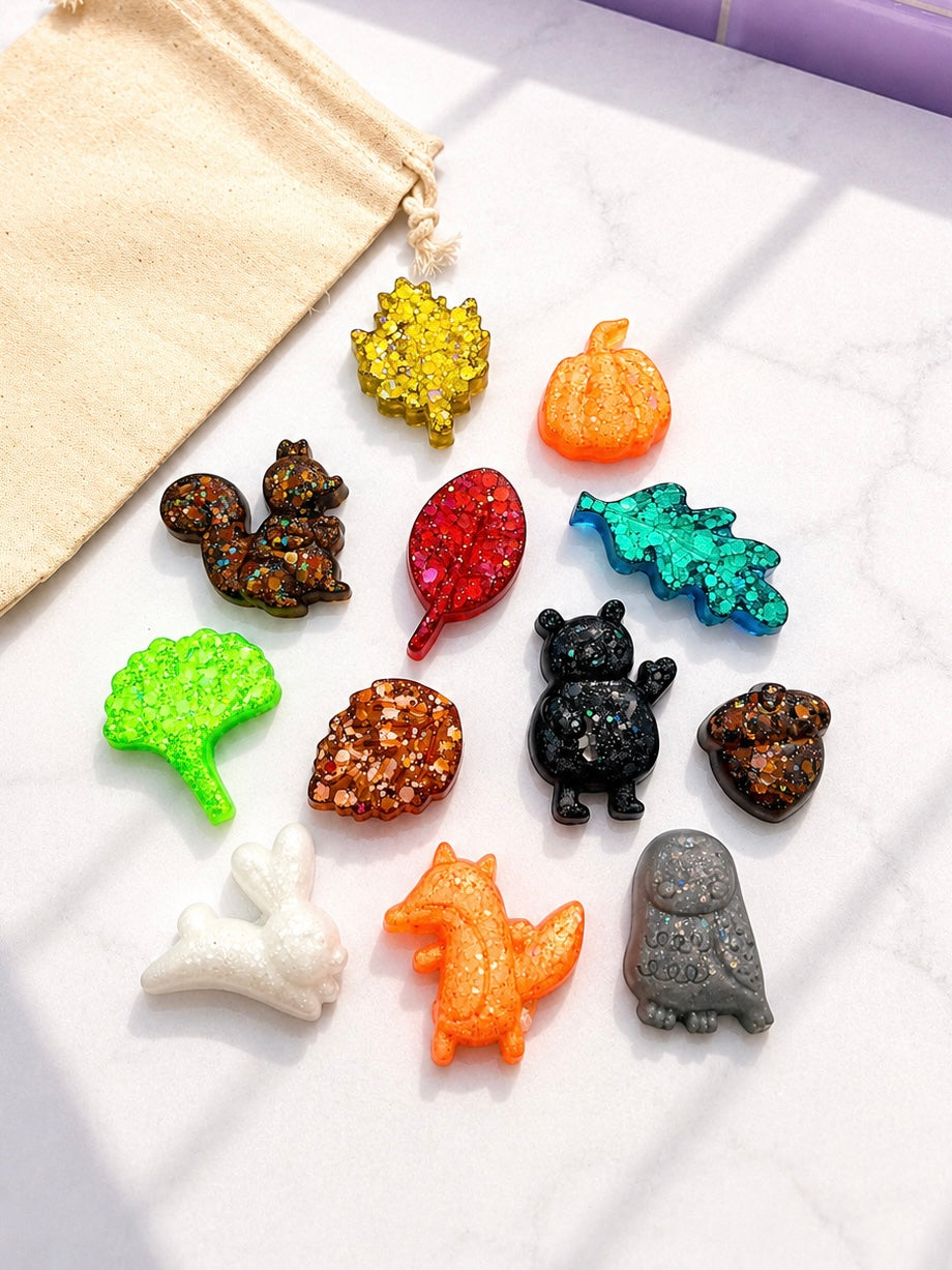 Resin Autumn Woods Set 🦊