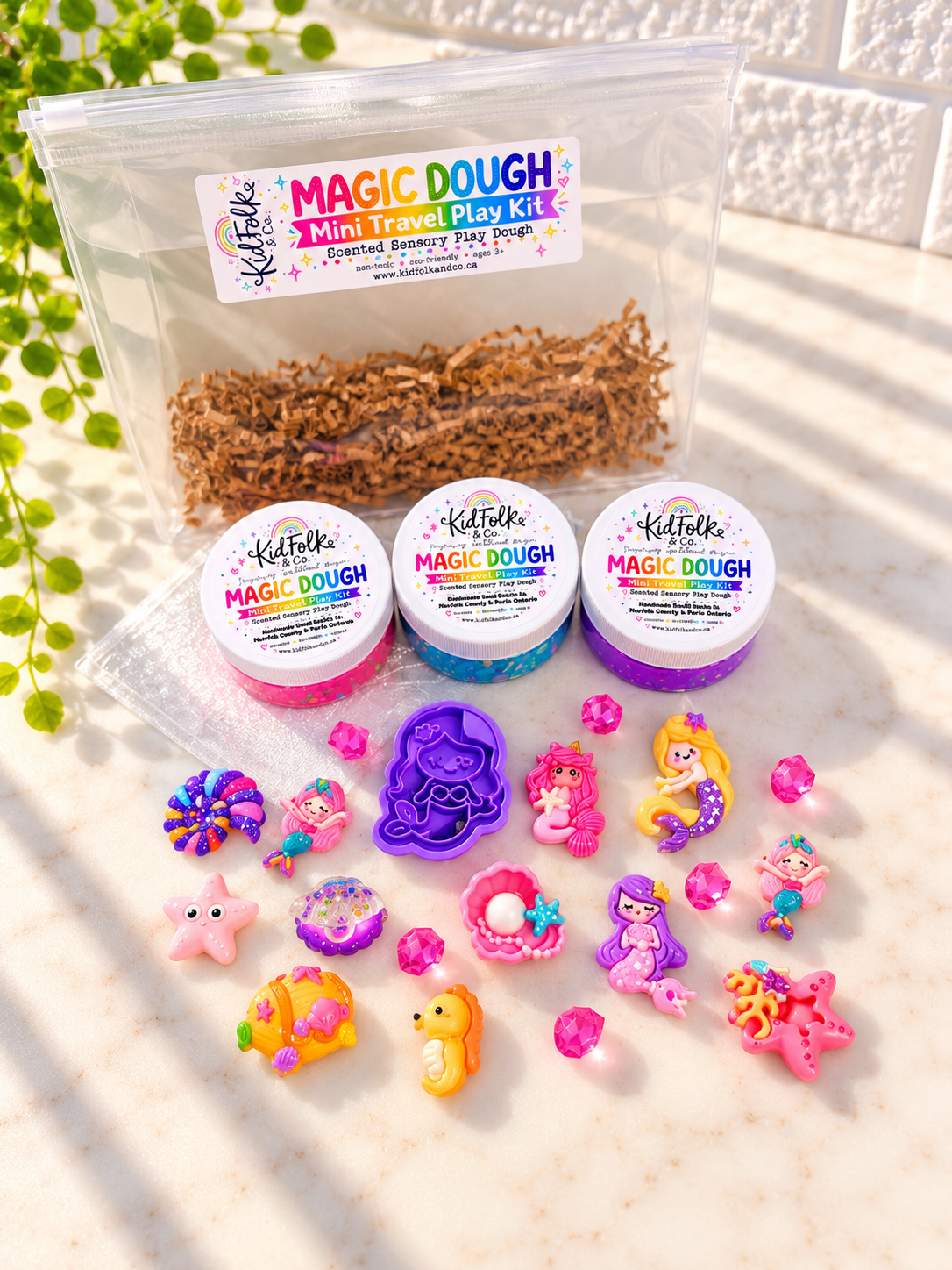 Magic Dough Travel Play Kit|Playdough Kits for Kids
