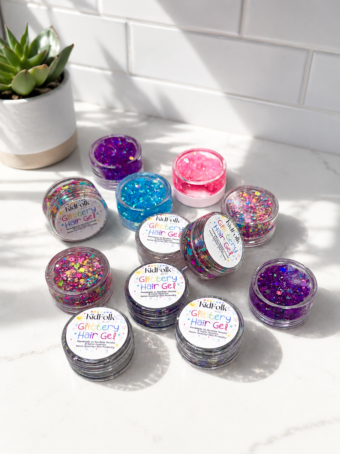 Glittery Hair Gel Favours-Customizable