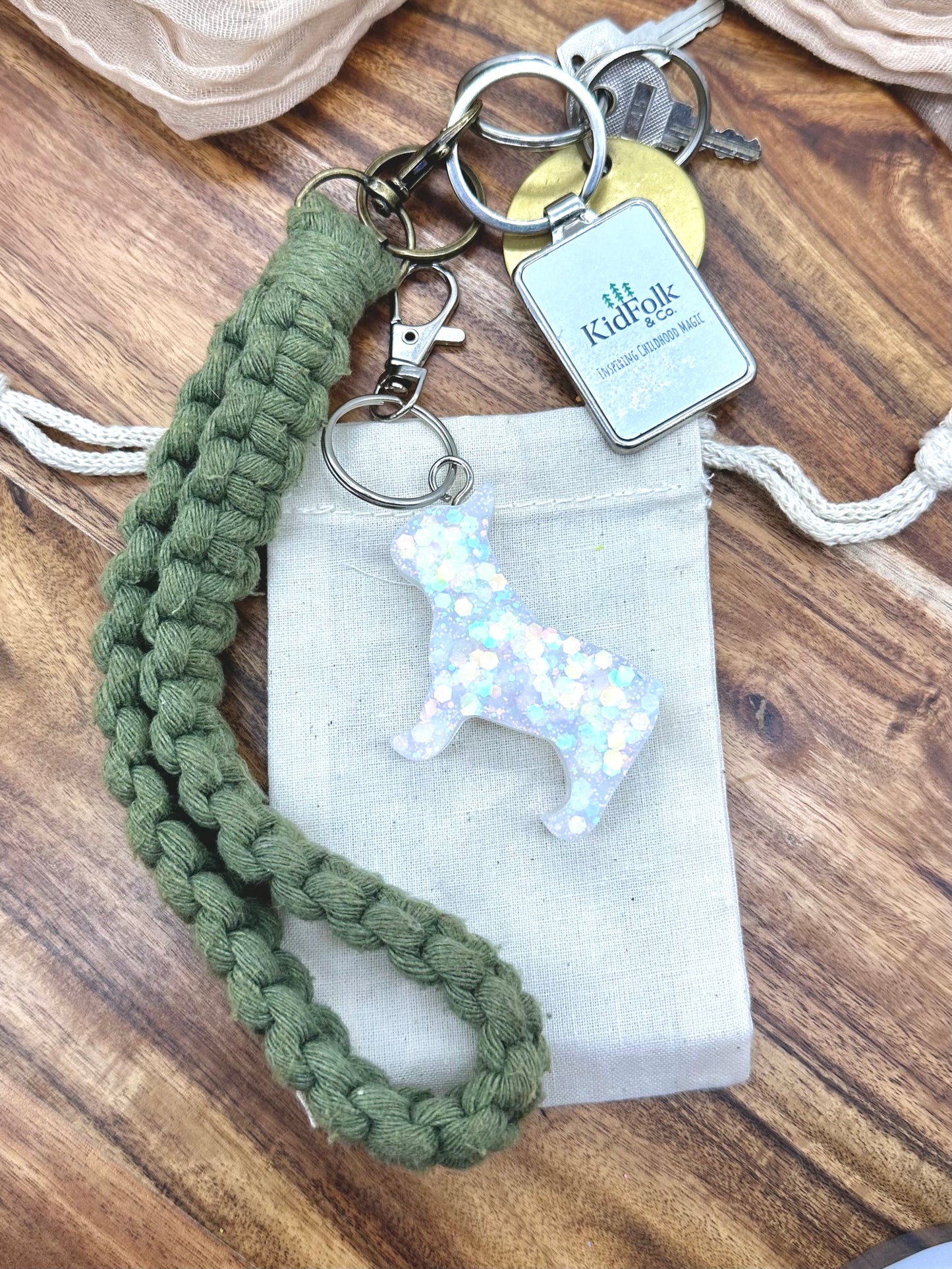 Frenchie Key Chain