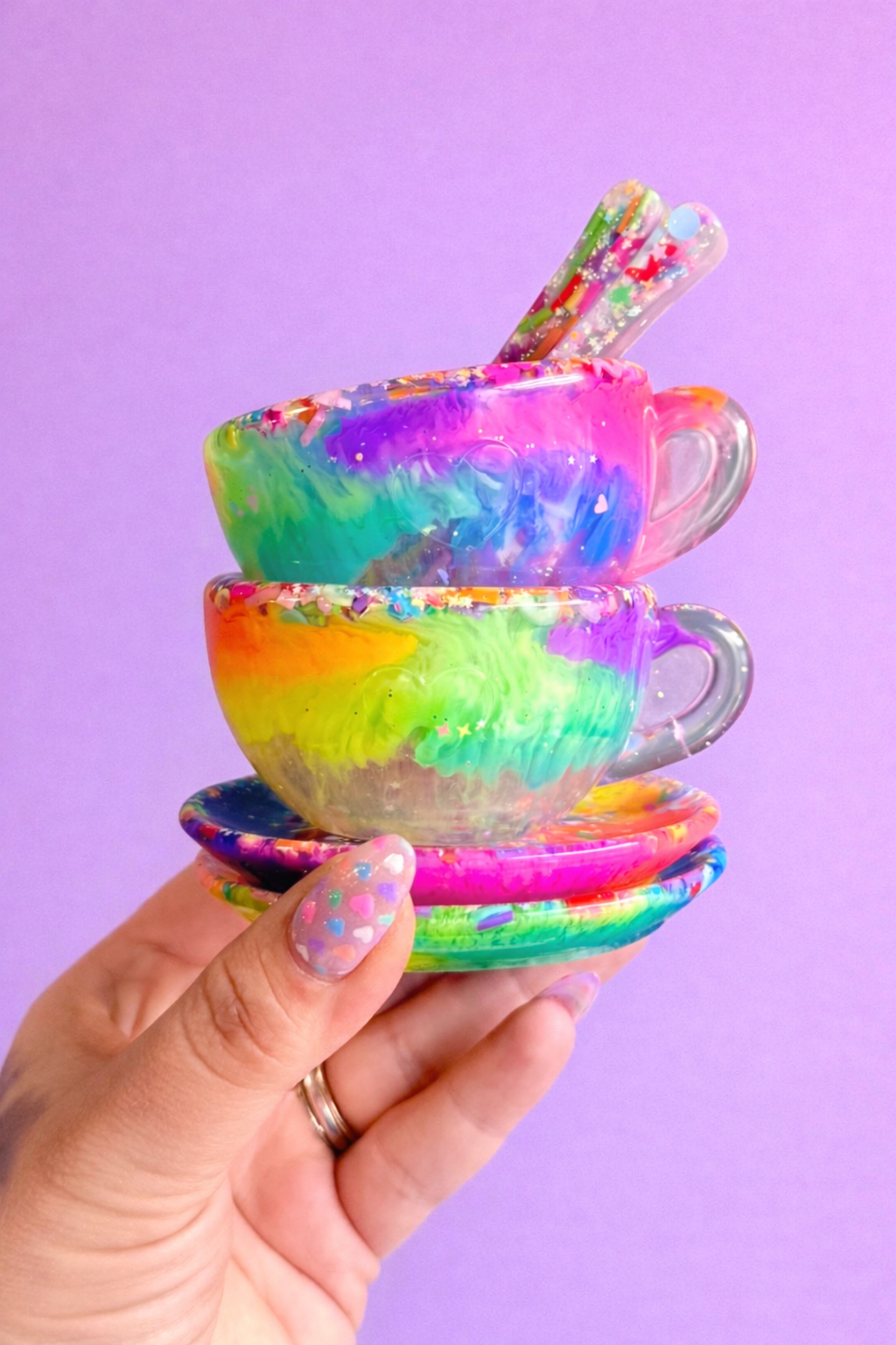Rainbow Tea Set