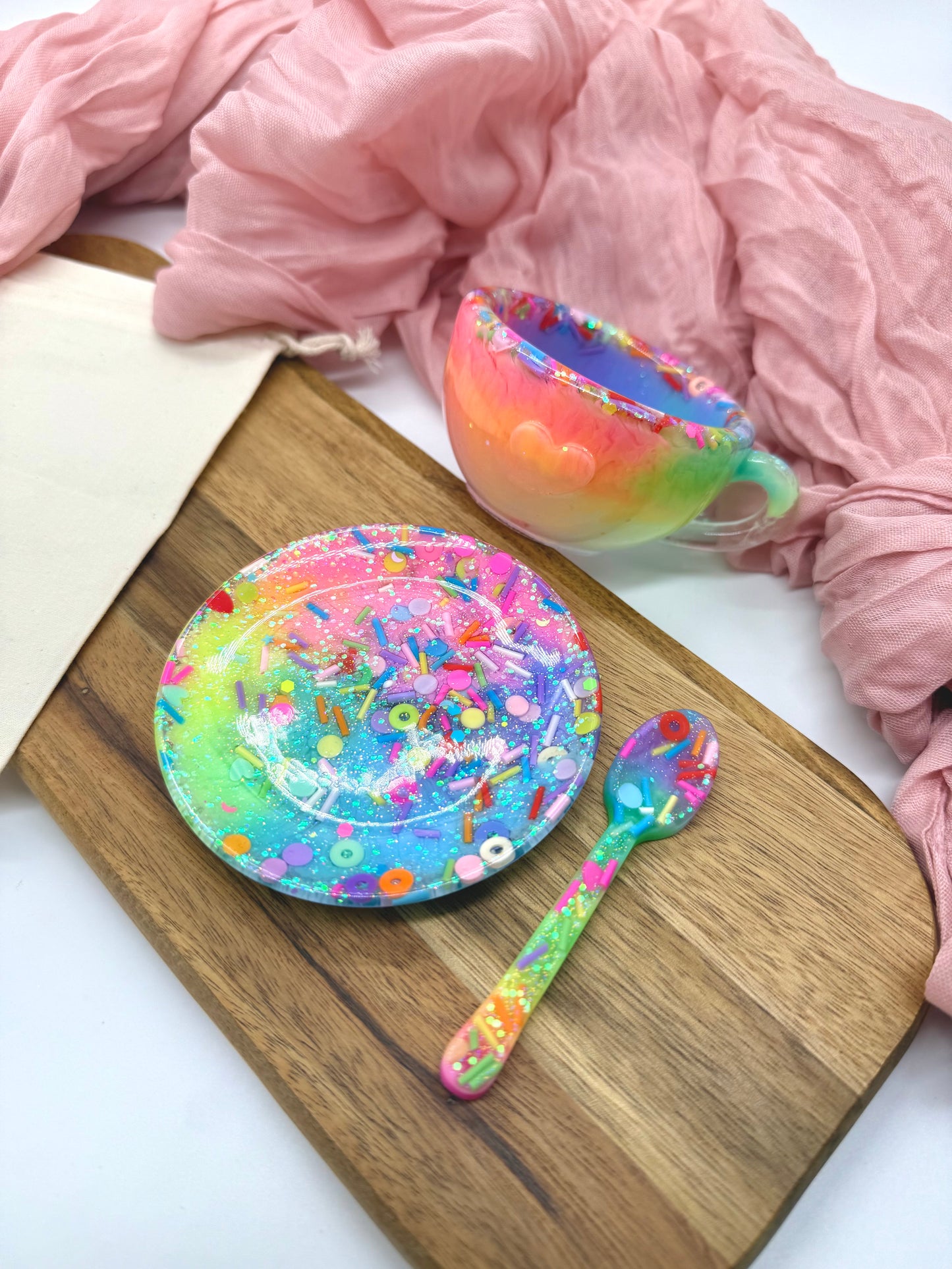 Rainbow Tea Set