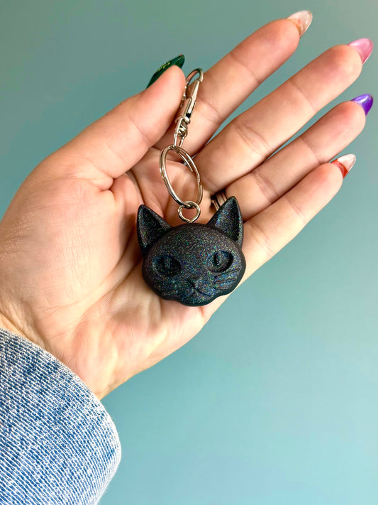 Black Cat Keychain
