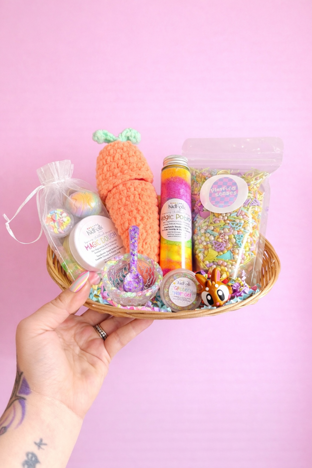 Easter Basket Collab-KidFolk+Playful Senses+Hooked By Hynes