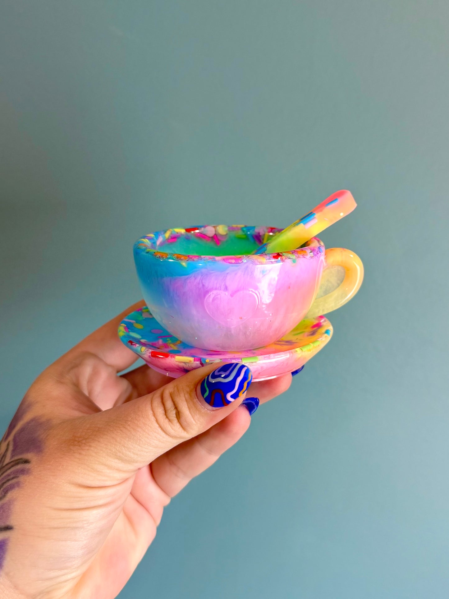 Rainbow Tea Set