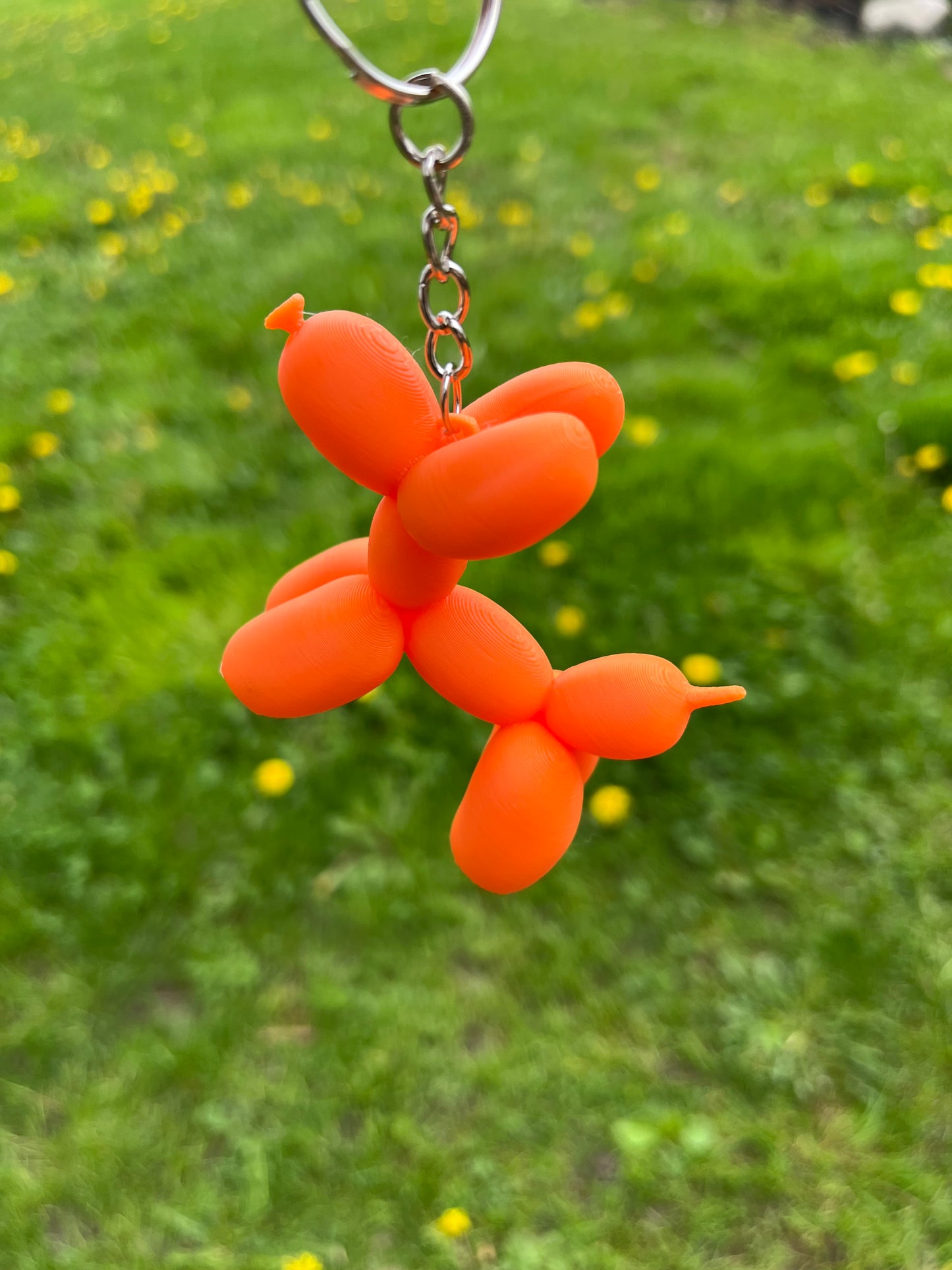 Balloon Dog Key Chain