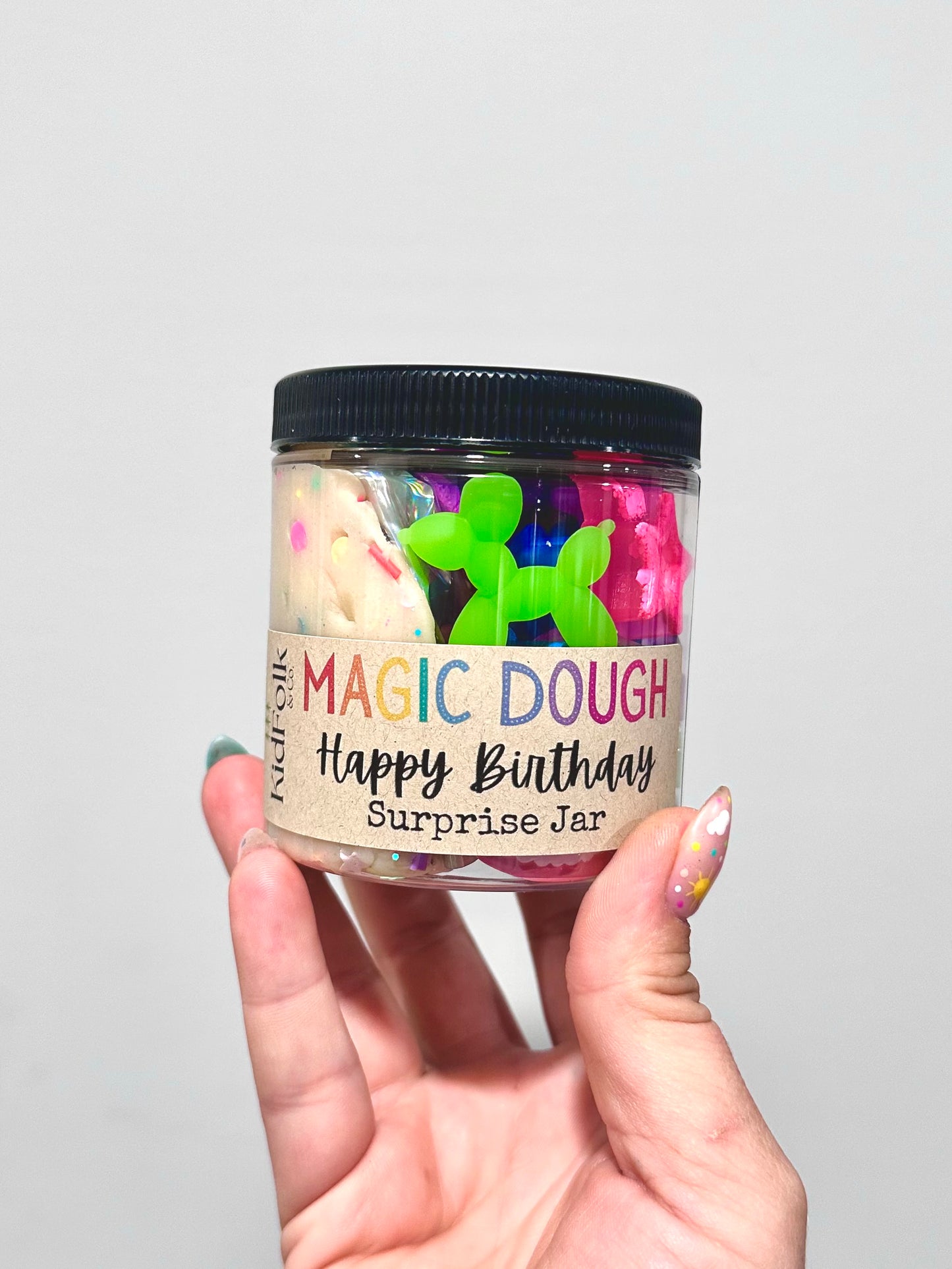 Magic Dough- Happy Birthday Surprise Jar