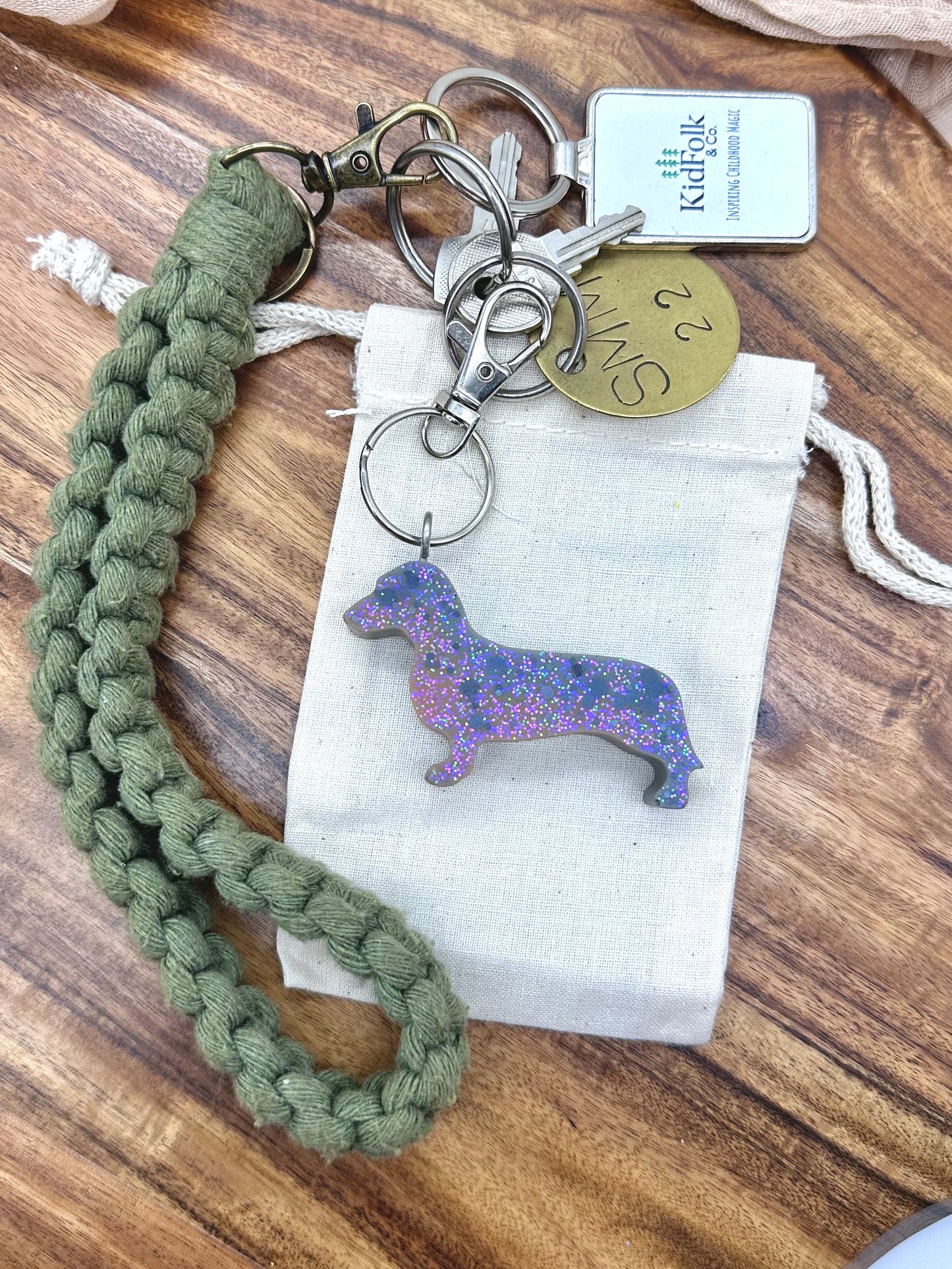 Dachshund Key Chain