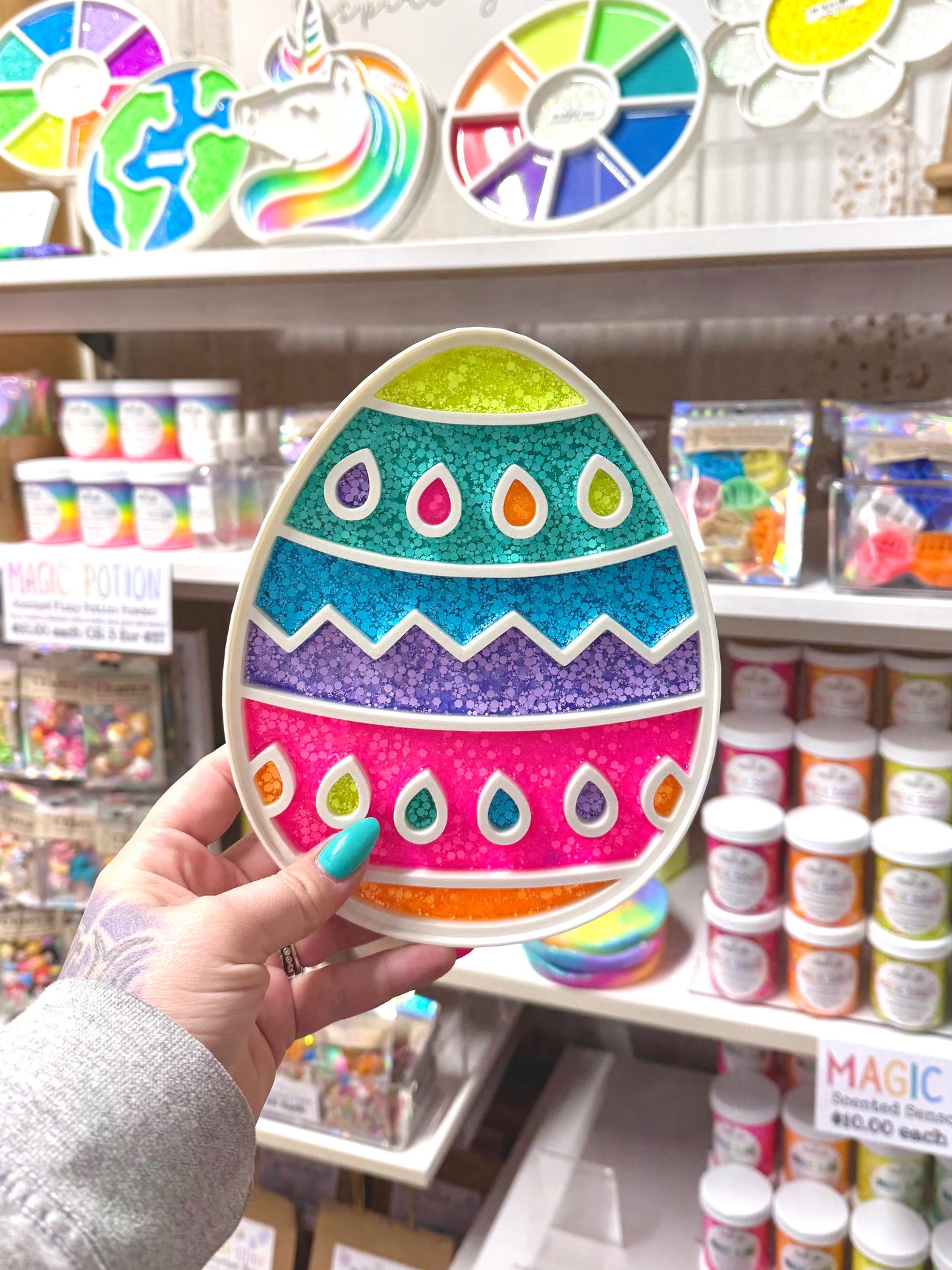 Easter Egg Sensory Tray