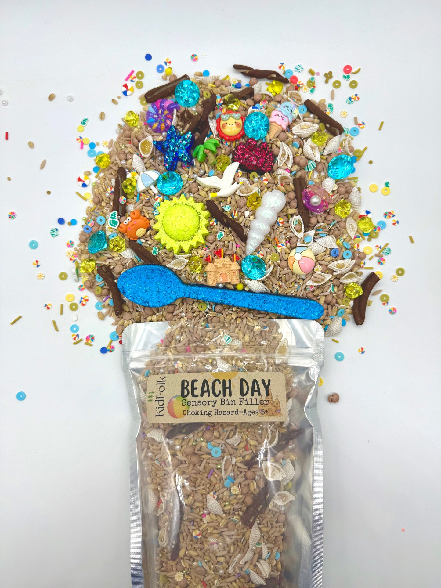 Beach Day Dump & Play Sensory Kit