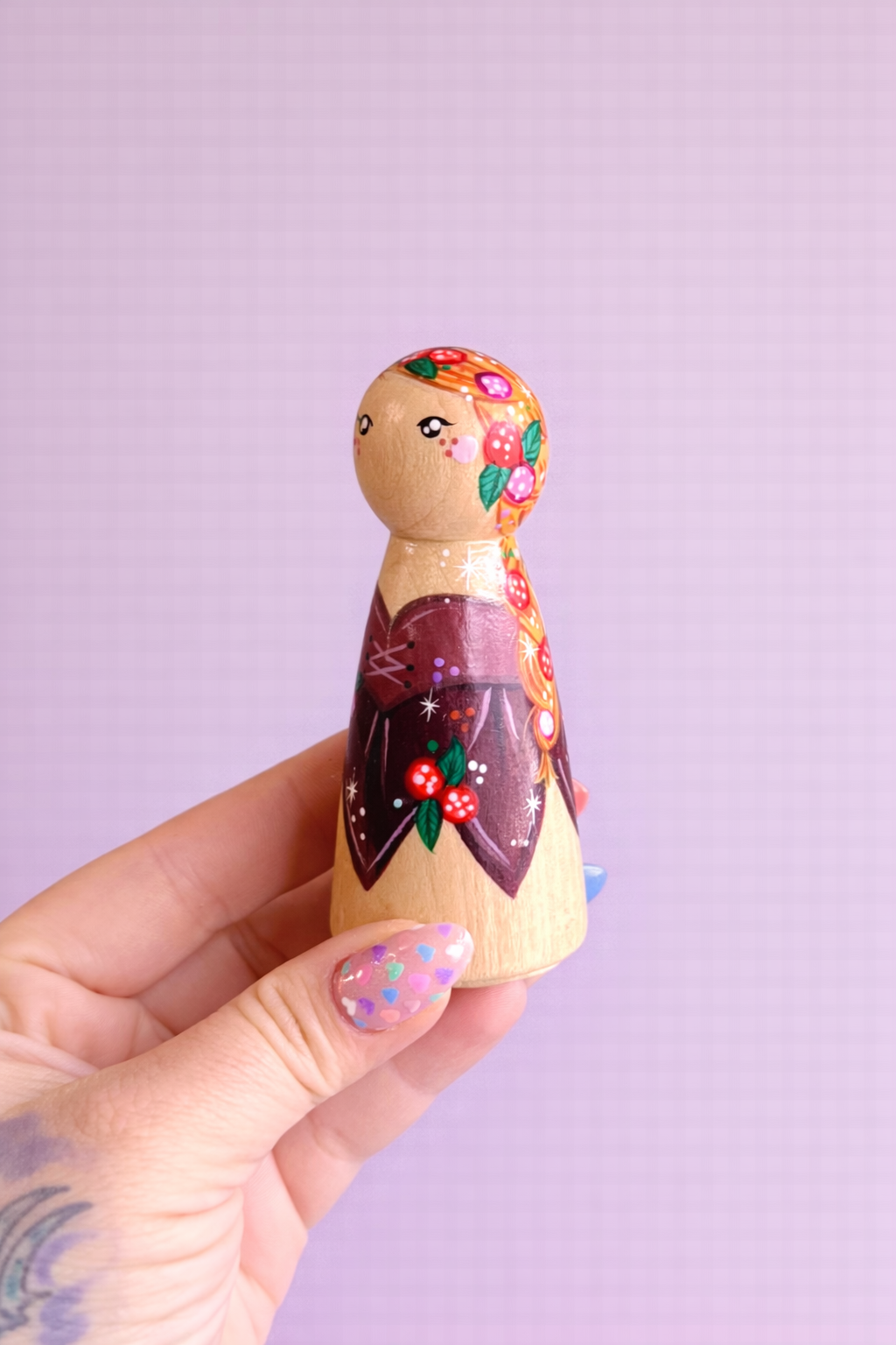 Garden Fairy Peg Doll