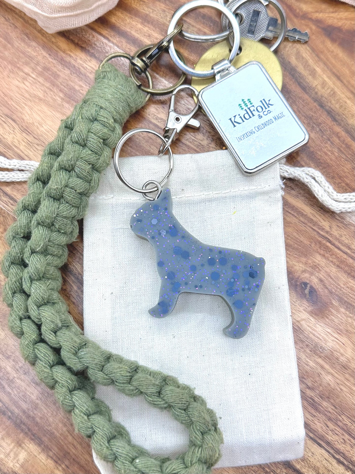 Frenchie Key Chain