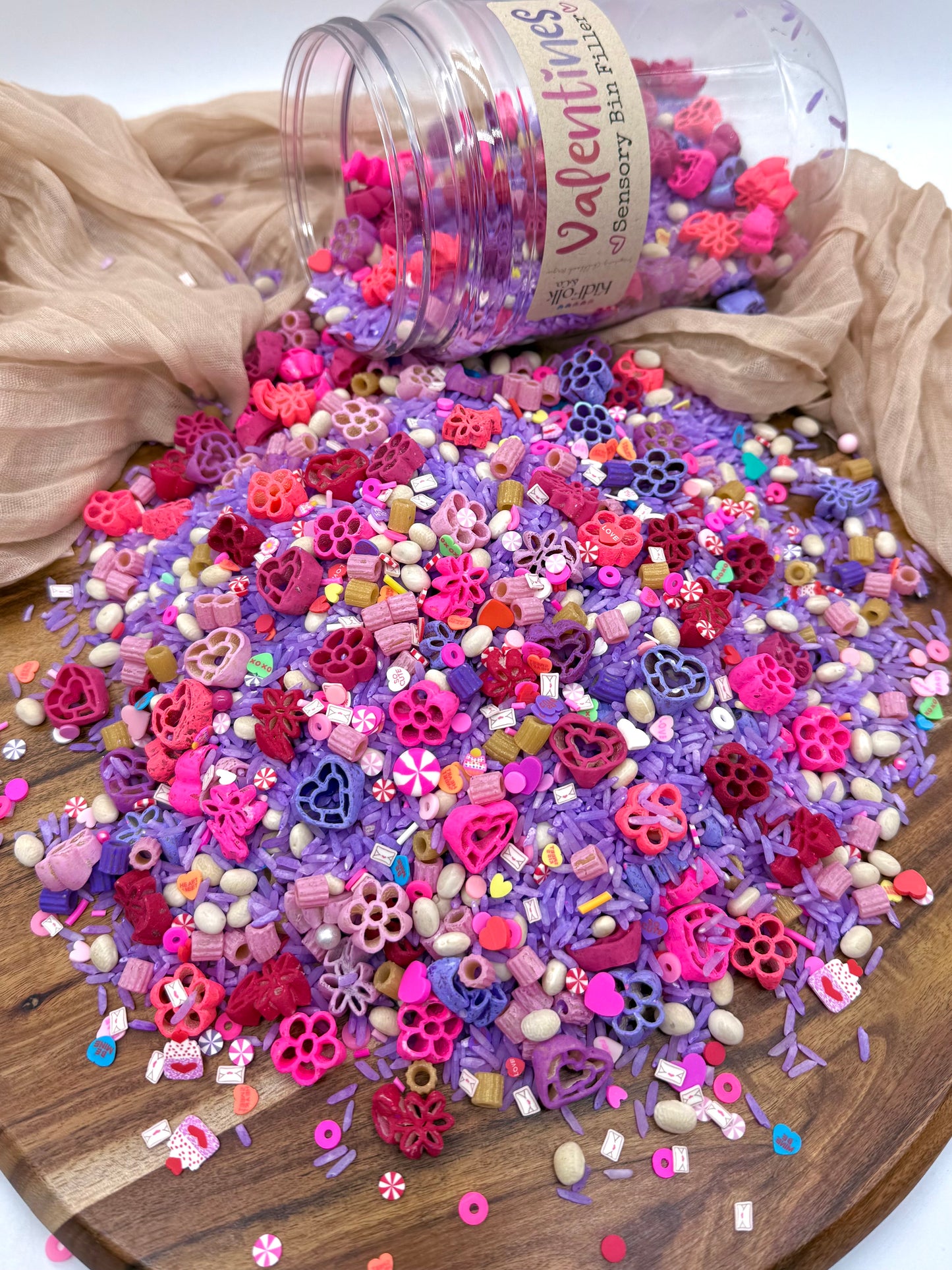 Valentines Sensory Bin Filler