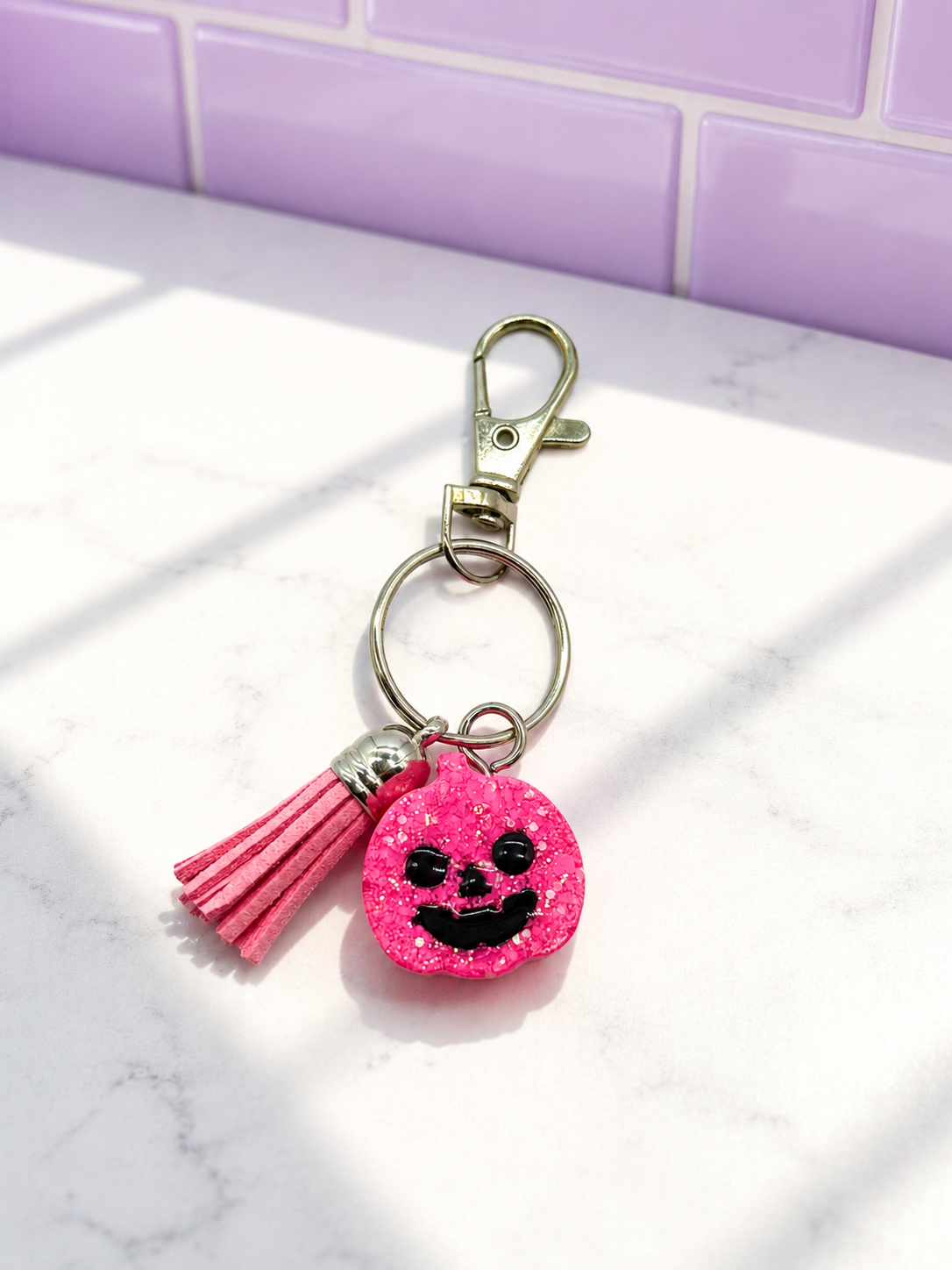 Jack-o-Lantern Keychain