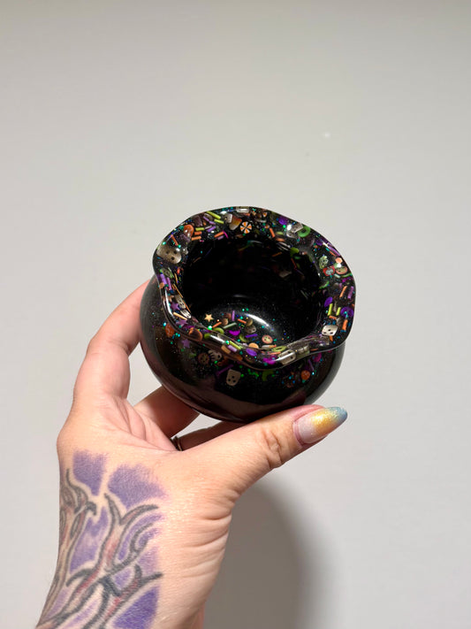 Resin Halloween Cauldron