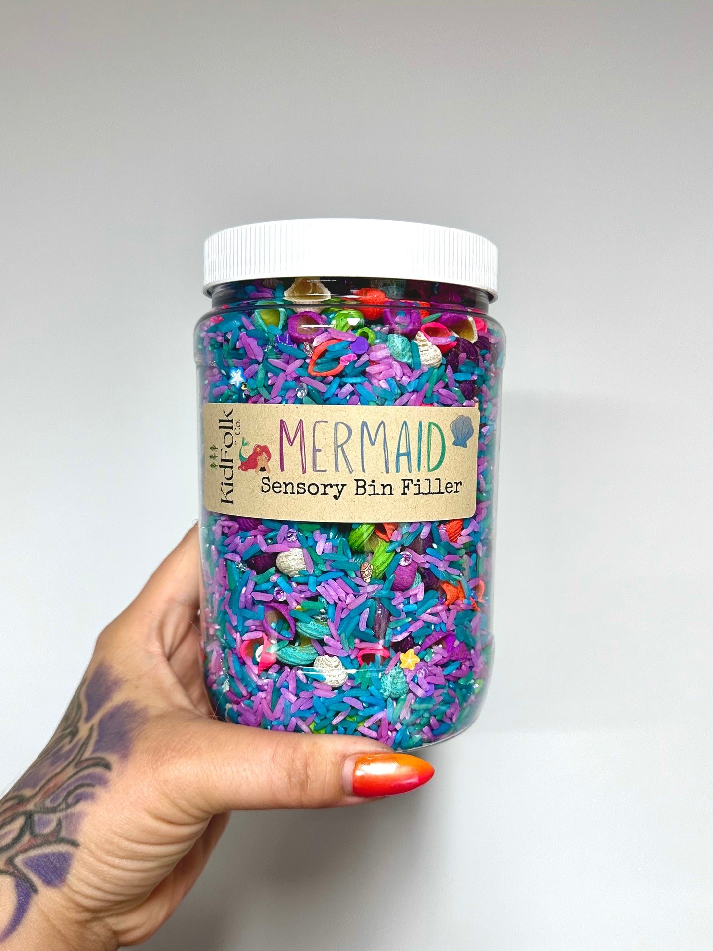 Mermaid Sensory Bin Filler