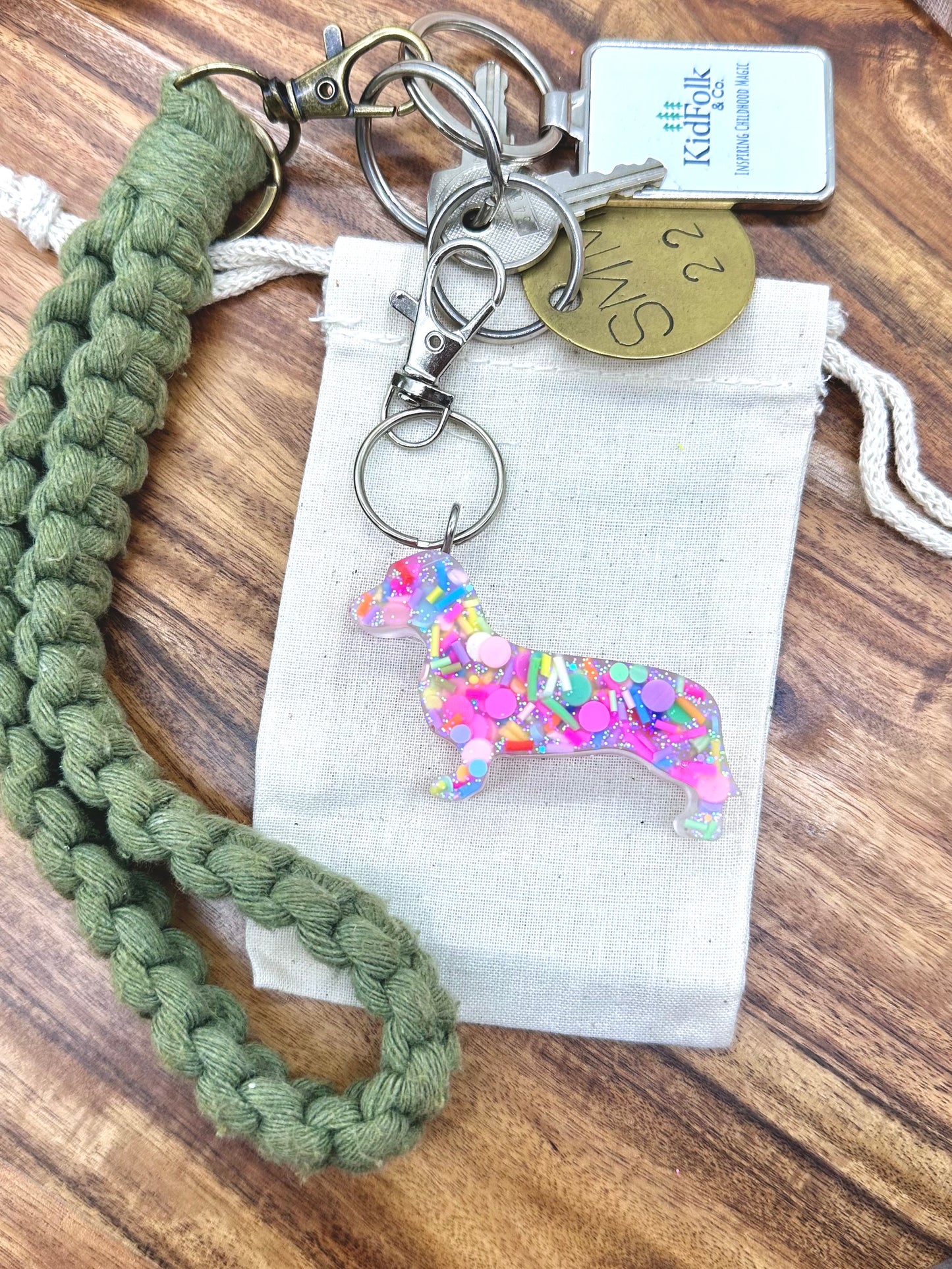 Dachshund Key Chain