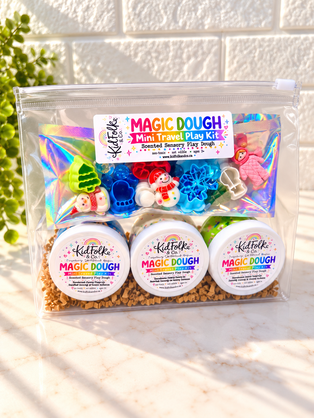 Magic Dough Travel Play Kit|Playdough Kits for Kids