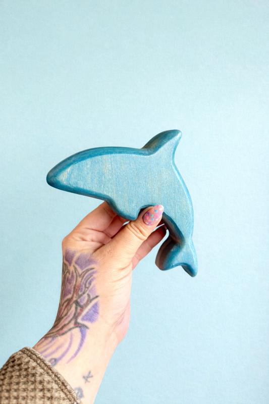 Wooden Dolphin/Whale