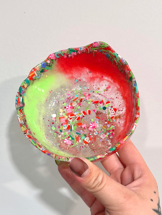 Christmas Resin Bowl