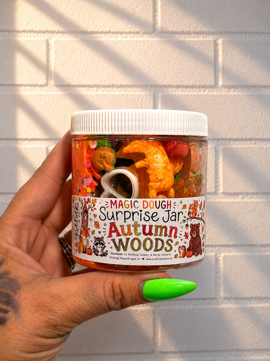Autumn Woods Surprise Jar