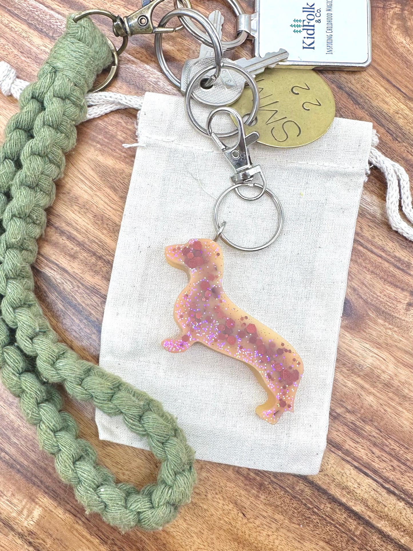 Dachshund Key Chain