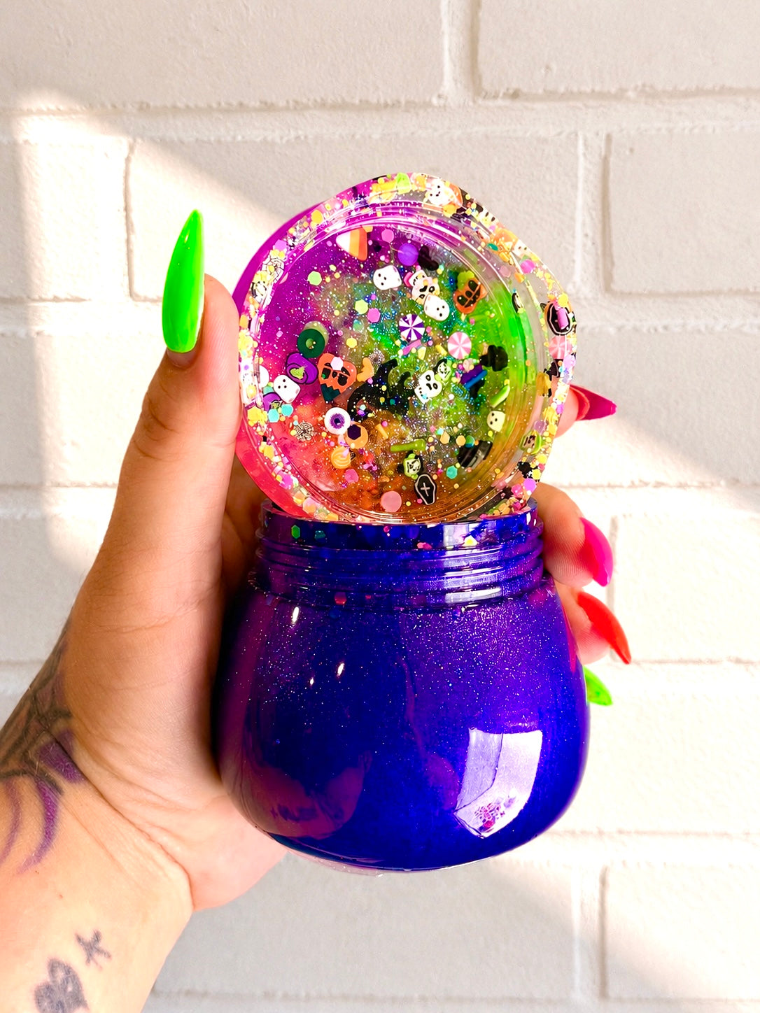 Halloween Jar+Screw on Lid
